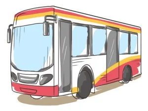 Cartoon Bus Slide